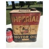 Imperial Motor Oil Can empty