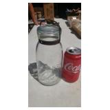 Globe fruit jar.