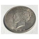 1922-D Peace Silver Dollar