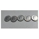 5-1964 Silver Dimes