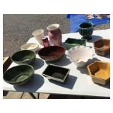 Planters including Haeger, Hull & McCoy
