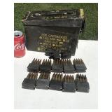 Military Ammo Box, With 30-06 Ammo