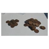 41-1941 & 13-1940 Wheat Pennies
