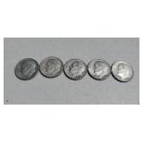 5-1963 Silver Dimes
