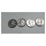 4-1962 Silver Quarters