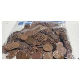 350-1969 Copper Pennies