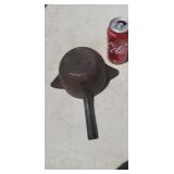 Civil War smelting double spout pot  (ORD. DEPT