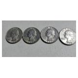 4-1964 Silver Quarters