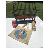 Vtg. Disney Kaleidoscope, Doll Bench