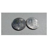 2-1776-1976 Kennedy Silver Half Dollars D