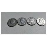 4-1962 Silver Quarters
