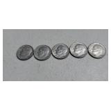 5-1963 Silver Dimes