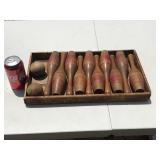 Antique Wooden Bowling Set