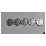 5-1961 Silver Dimes