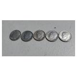 5-1963 Silver Dimes