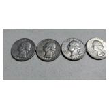 4-1962 Silver Quarters