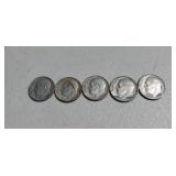 5-1962 Silver Dimes