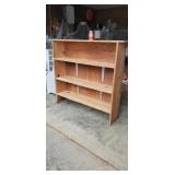 Wooden Garage Shelf