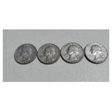 4-1963 Silver Quarters