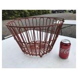 Vtg. Wire Egg Basket