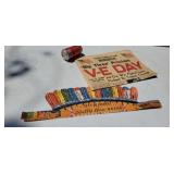May 8th 1945 V-E Day Newspaper Sealed & Sally Ann