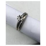 14k White Gold Rings 4.25grams