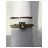 14k Gold Rings 2.12grams
