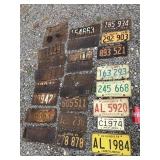 Vtg. License Plates