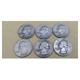 6-1959 Silver Quarters