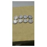 8 Silver Dimes