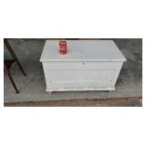 Small white chest