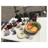 Household including yankee Candles, Brass Candle
