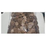 500 1964 Copper Pennies