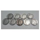 11-1957 Silver Dimes