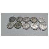 10-1964 Silver Dimes