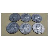 3-1952 & 3-1953 Silver Quarters