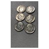 6-1952 Silver Dimes
