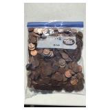 500-1978 Copper Pennies