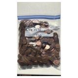 550-1974 Copper Pennies