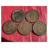 1889 Indian Head Pennies
