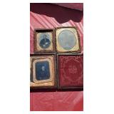 Tin Type GOLD color Lockets