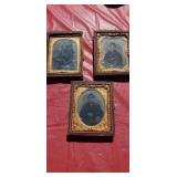 Tin Type GOLD color Lockets