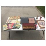 Chalk Board, Stamps, Books & More
