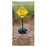 Chihuahua Xing Sign