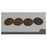 1-1920, 1-1927, &  2-1929 Wheat Pennies