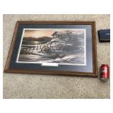 Terry Redlin Framed Wall Art With Desk Calendar