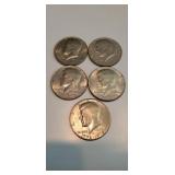 5-1776-1976 Silver Kennedy Half Dollars