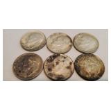 6 Silver Dimes