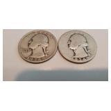 2-1934 Silver Quarters