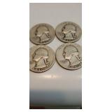 4-1940 Silver Quarters